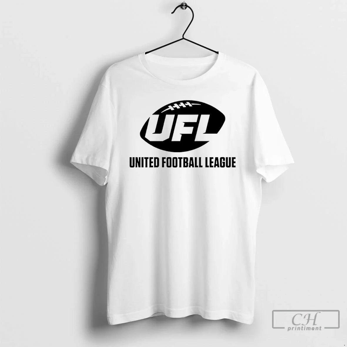 Premium Ufl Logo Primary Logo TShirt Retro Design