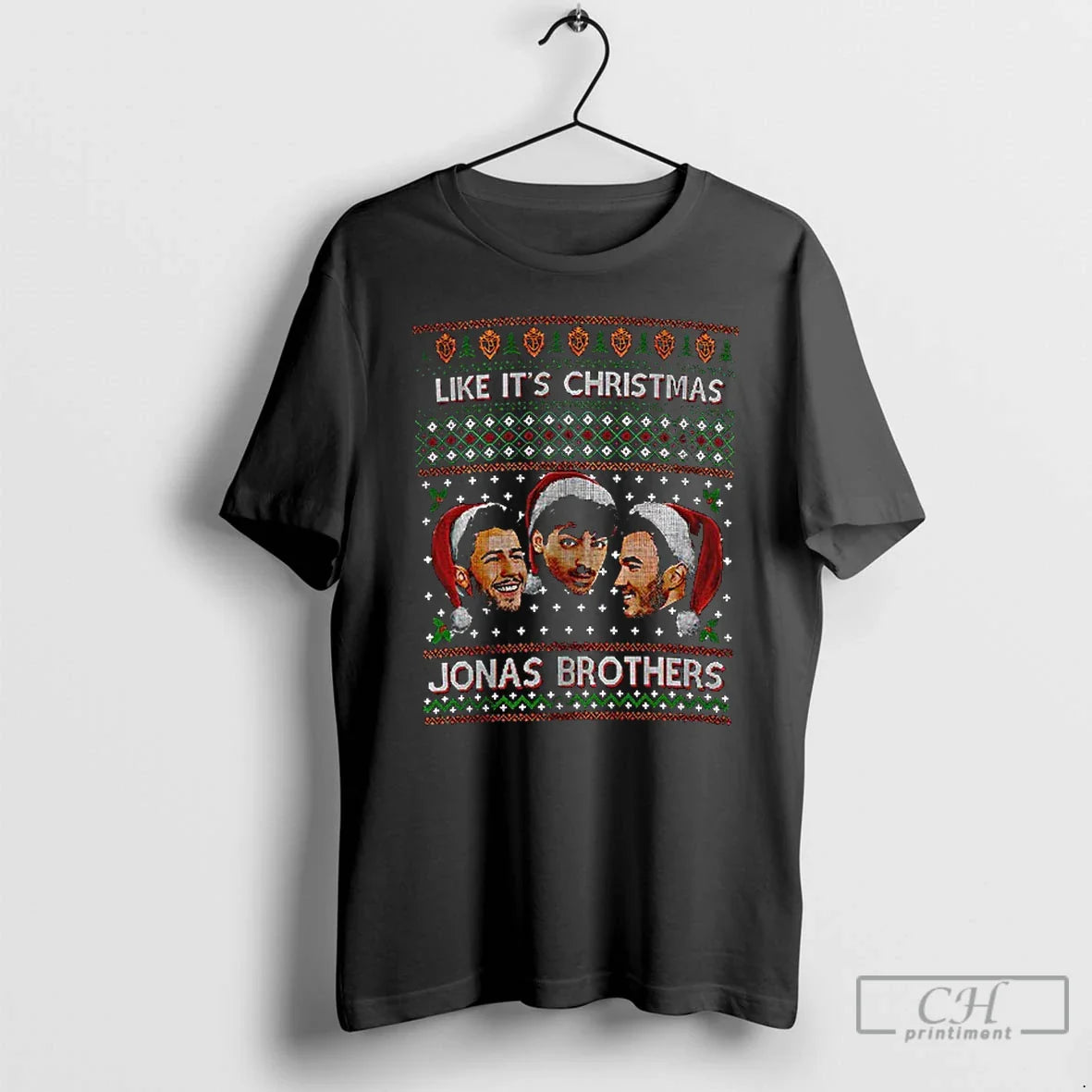 Premium Ugly Jonas Brothers Holiday Like Its Christamas Sweatshirt