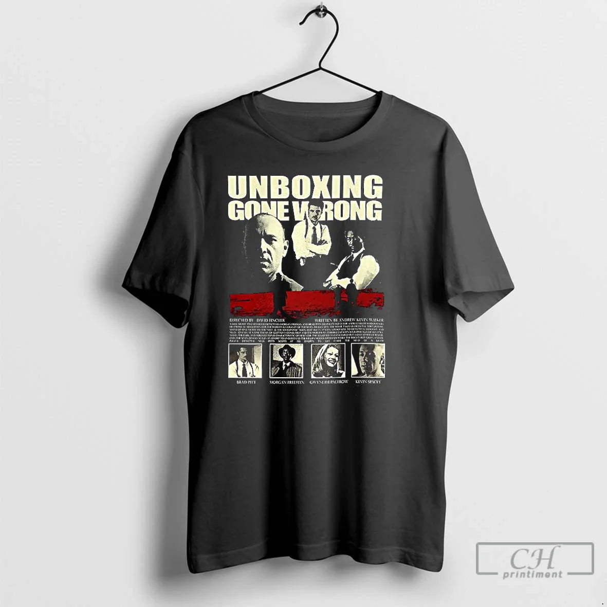 Premium Unboxing Gone Wrong Se7En 1995 TShirt Stylish Look