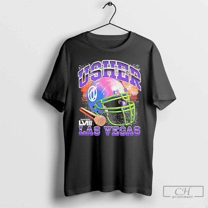 Premium Usher Super Bowl Lviii Event Night TShirt Elegant Look