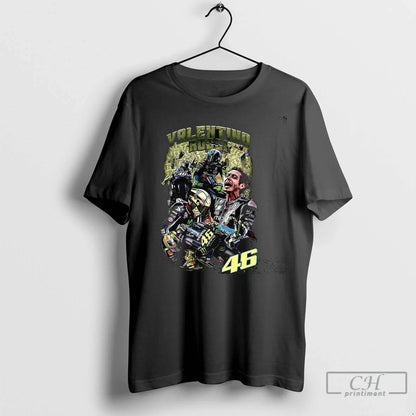 Premium Valentino Rossi Motogp Number 46 Long Sleeve Vintage