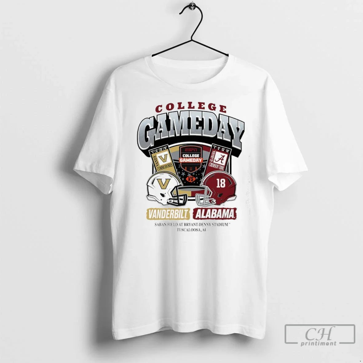 Premium Vanderbilt Commodores Vs Alabama Crimson Tide College Gameday