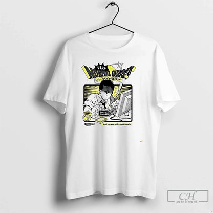 Premium Very Normal Quest T Shirts Long Sleeve Vintage Design