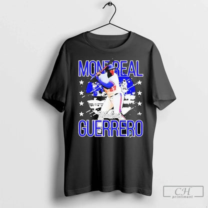 Premium Vladimir Guerrero Montreal Skyline Swing T Shirts Tee Vintage