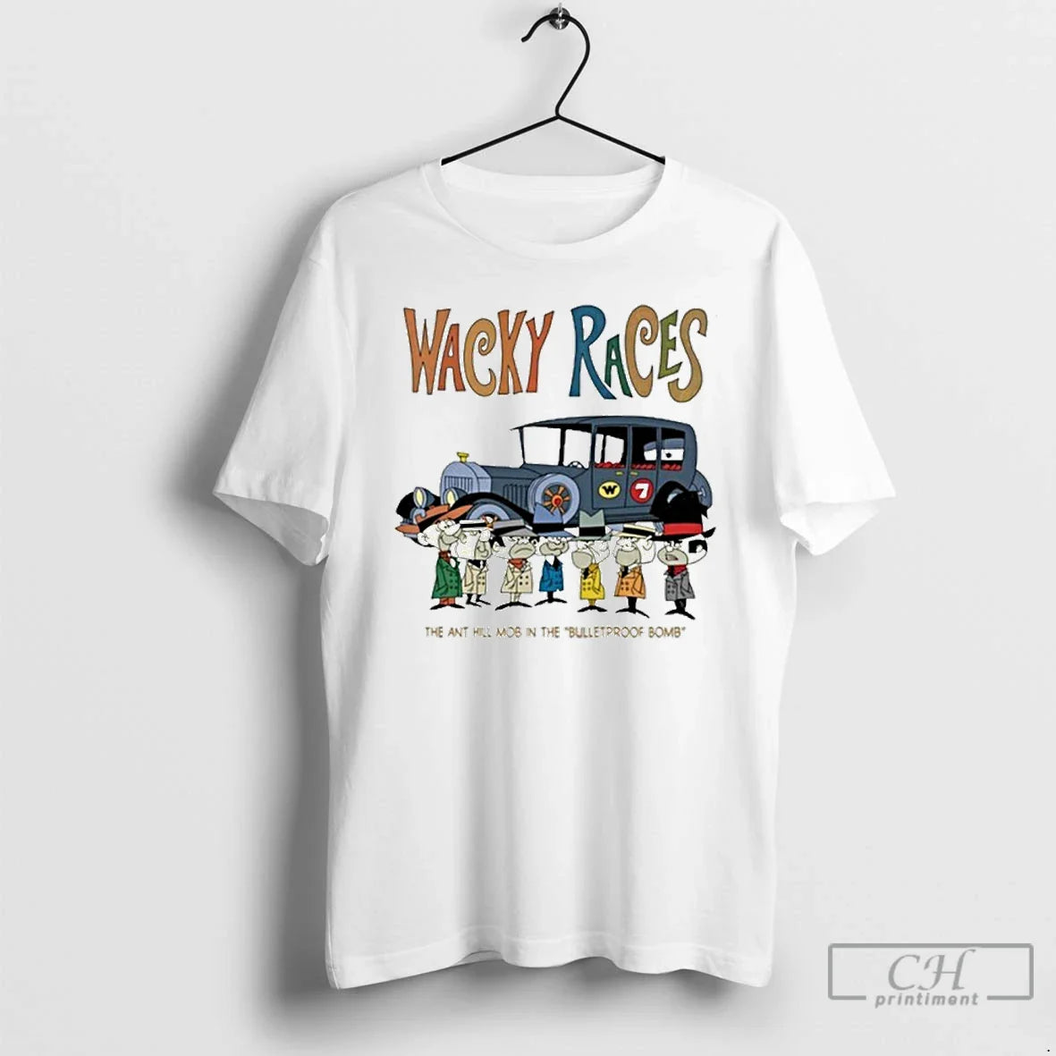 Premium Wacky Races Ant Hill Mob Bulletproof Bomb Hoodie Authentic
