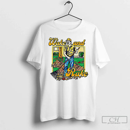 Premium Wake And Raking Leaves Fall T Shirts Tank Top Unique Look
