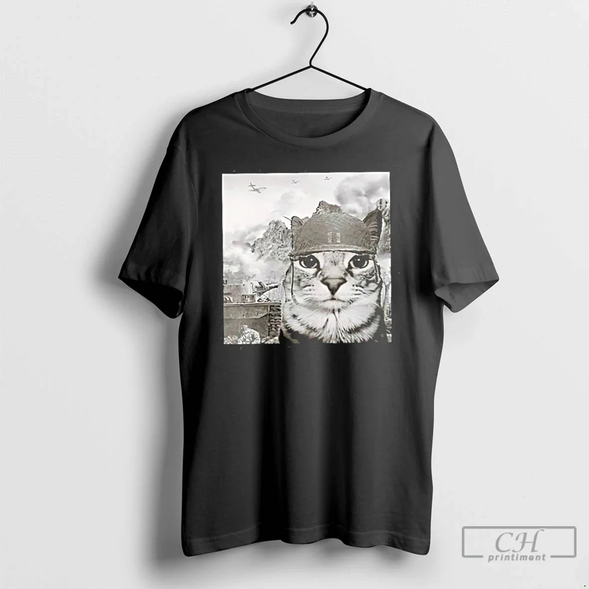Premium War Cat Battlefield T Shirts Tee Premium Look
