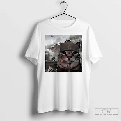 Premium War Cat Meme Sweatshirt Vintage Apparel