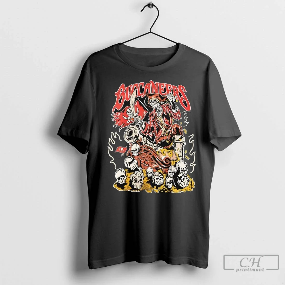 Premium Warren Lotas X Tampa Bay Buccaneers Skull T Shirts Shirt