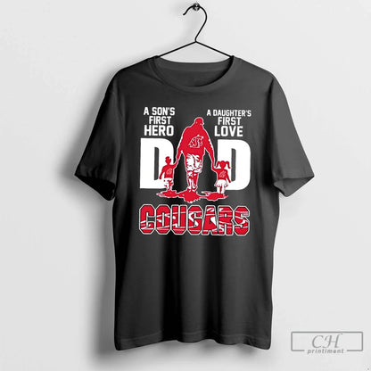 Premium Washington State Cougars Sons First Hero Daughters First Love
