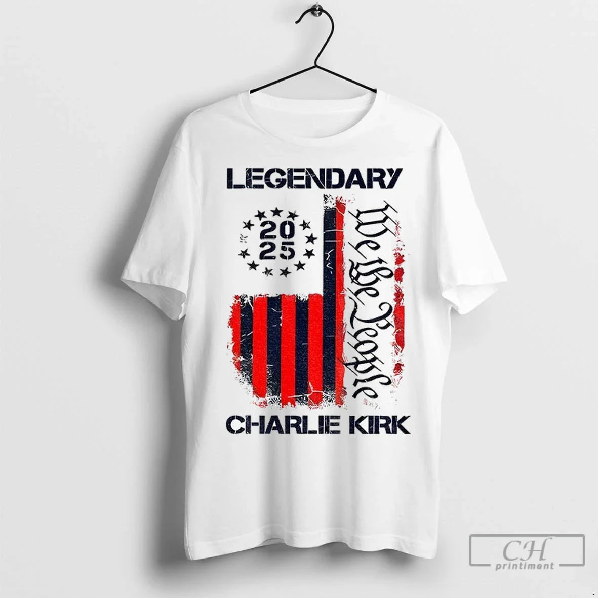 Premium We People Freedom Charlie Kirk Rest Peace American Flag