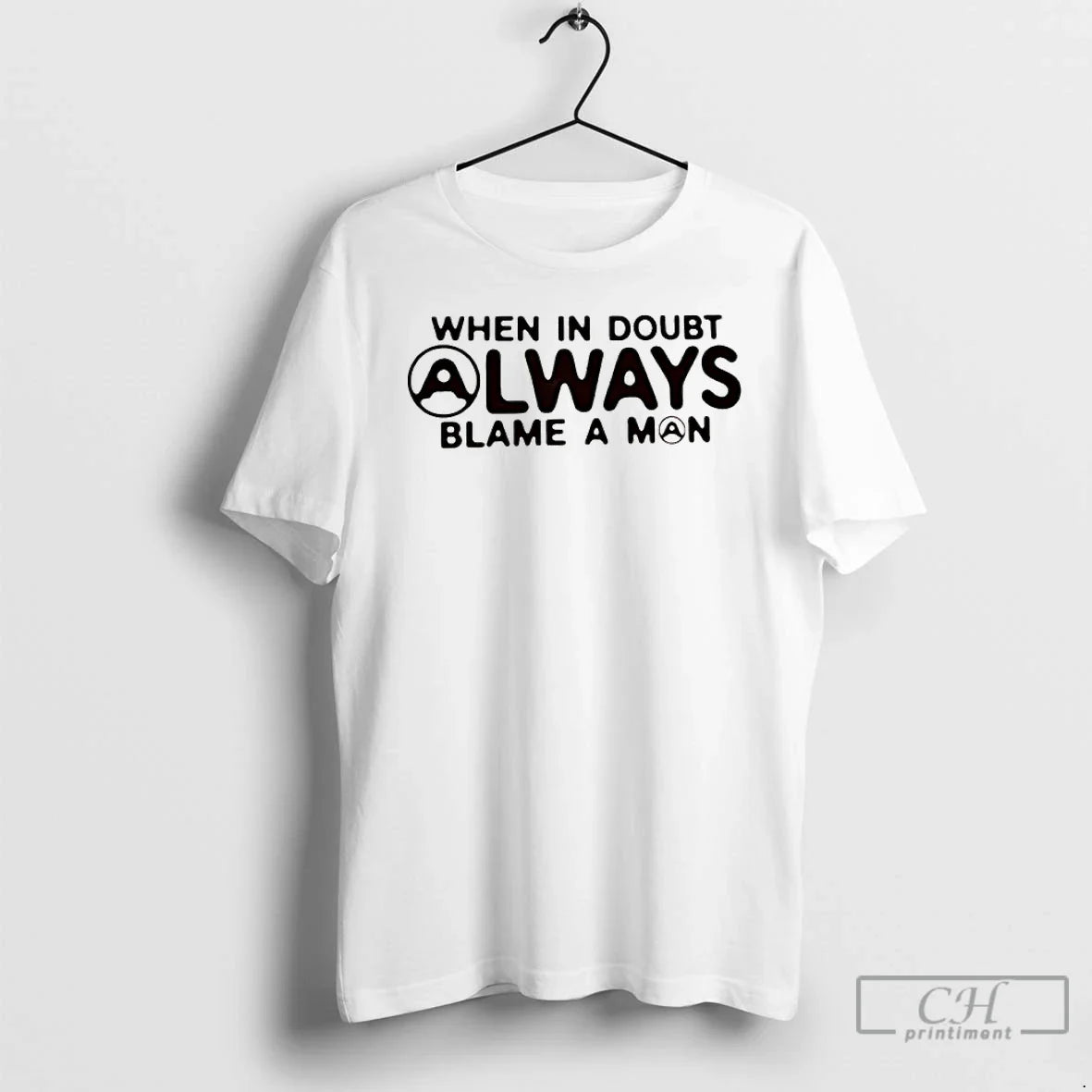 Premium When Doubt Always Blame Tank Top Premium Gift