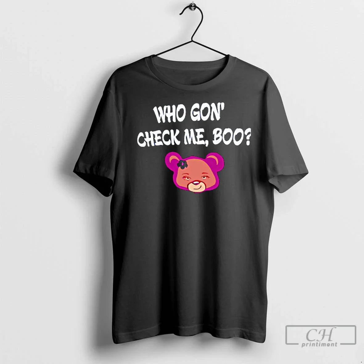 Premium Who Gon Check Me Boo Long Sleeve Classic Look
