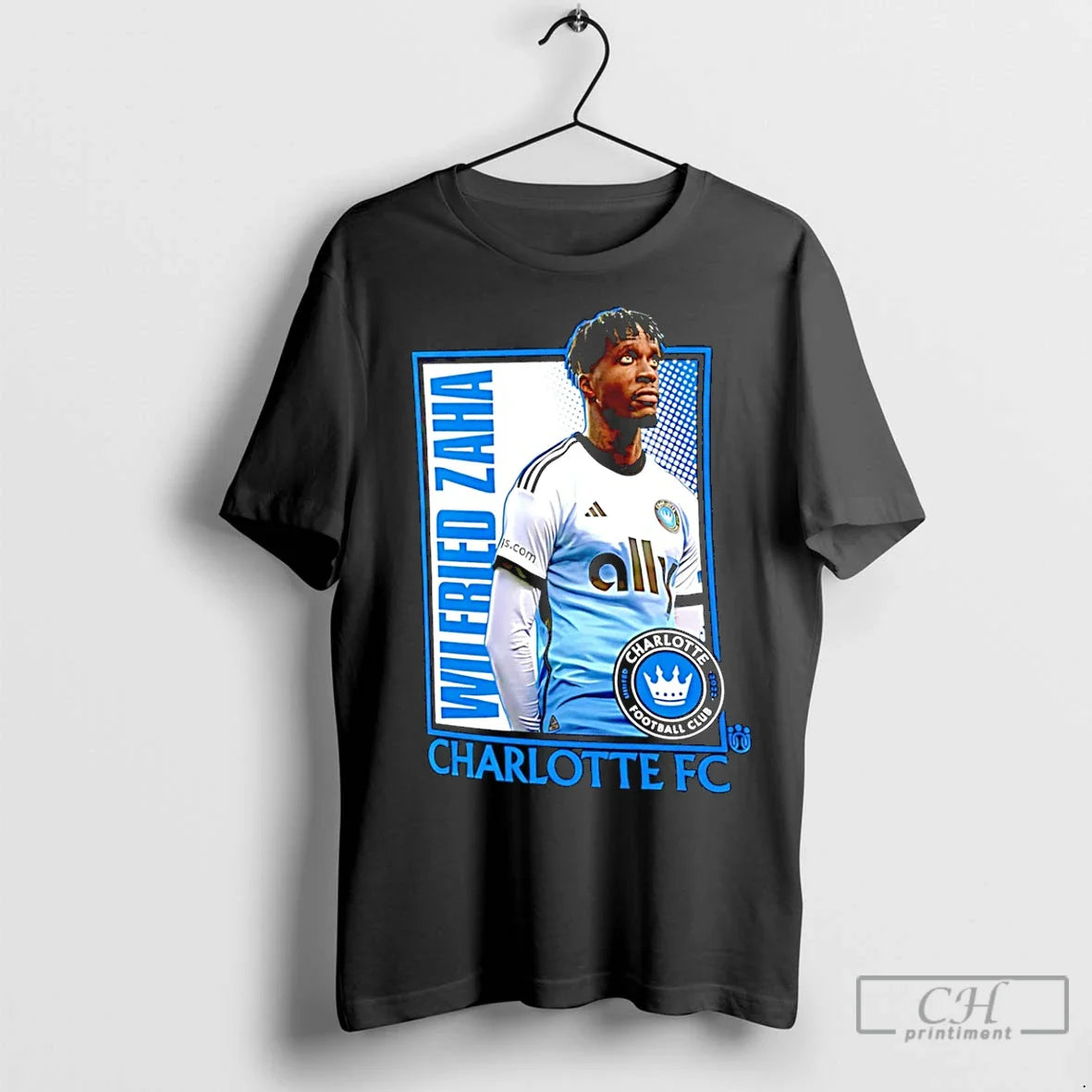 Premium Wilfried Zaha Charlotte Fc Player Program Shirt Unique Art