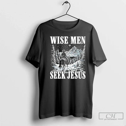 Premium Wise Seek Jesus Snow Sweatshirt Authentic Apparel