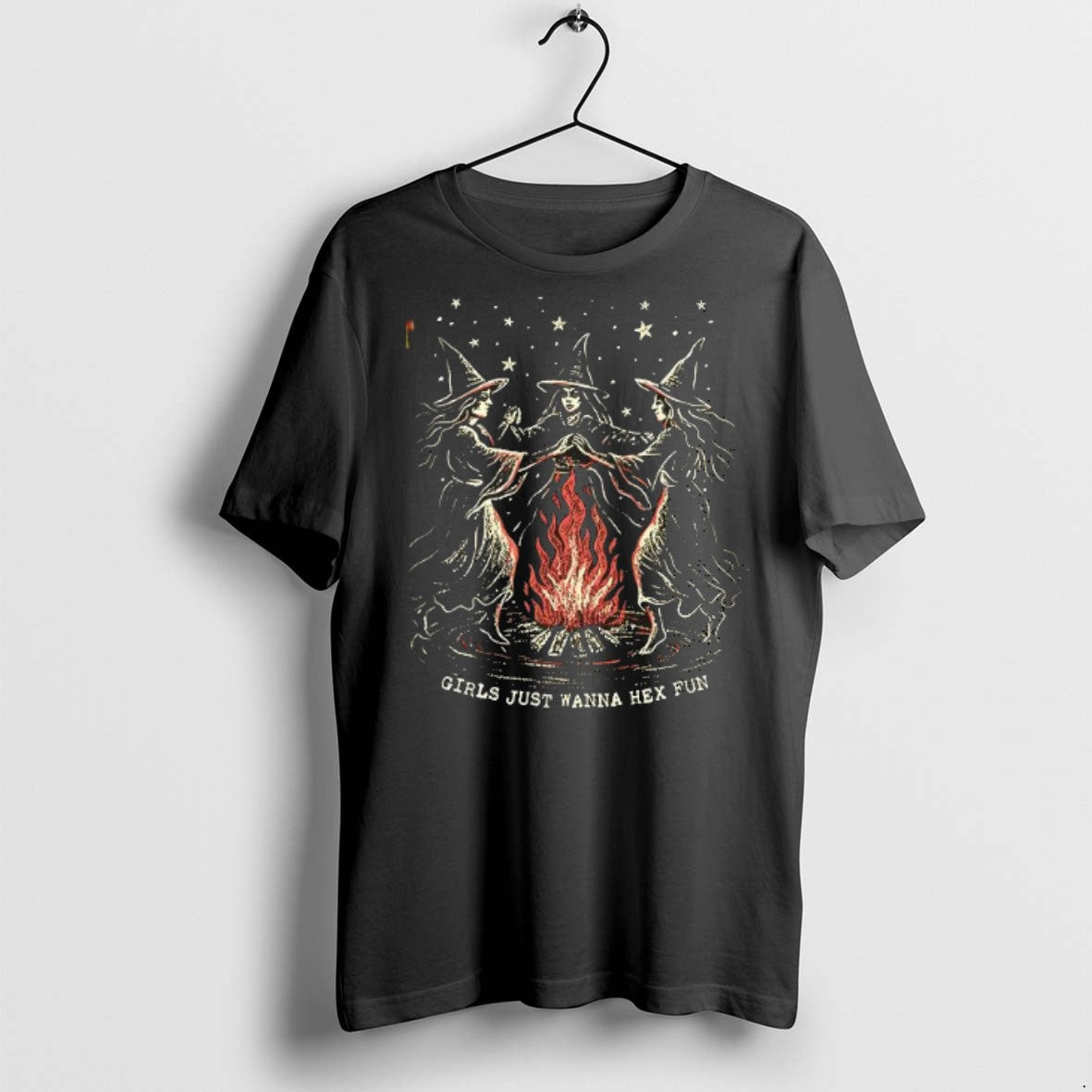Premium Witch Just Wanna Hex Fun T Shirts Long Sleeve Elegant Style