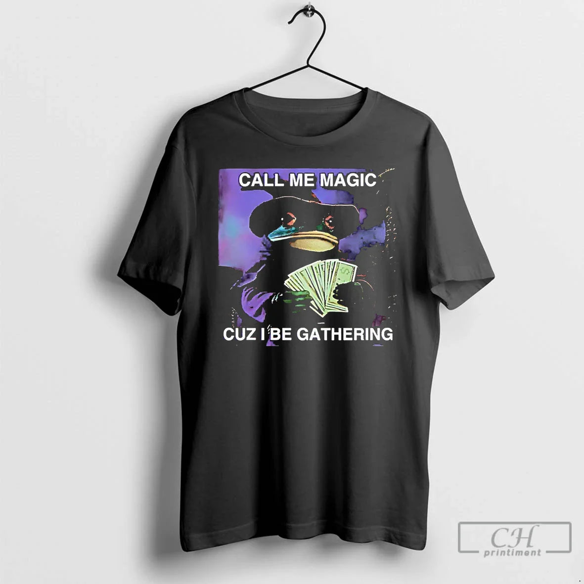 Premium Wizard Call Me Magic Cuz I Be Gathering TShirt Vintage Outfit
