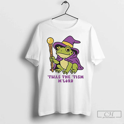Premium Wizard Frog Twas Tism Mlord Hoodie Designer Design