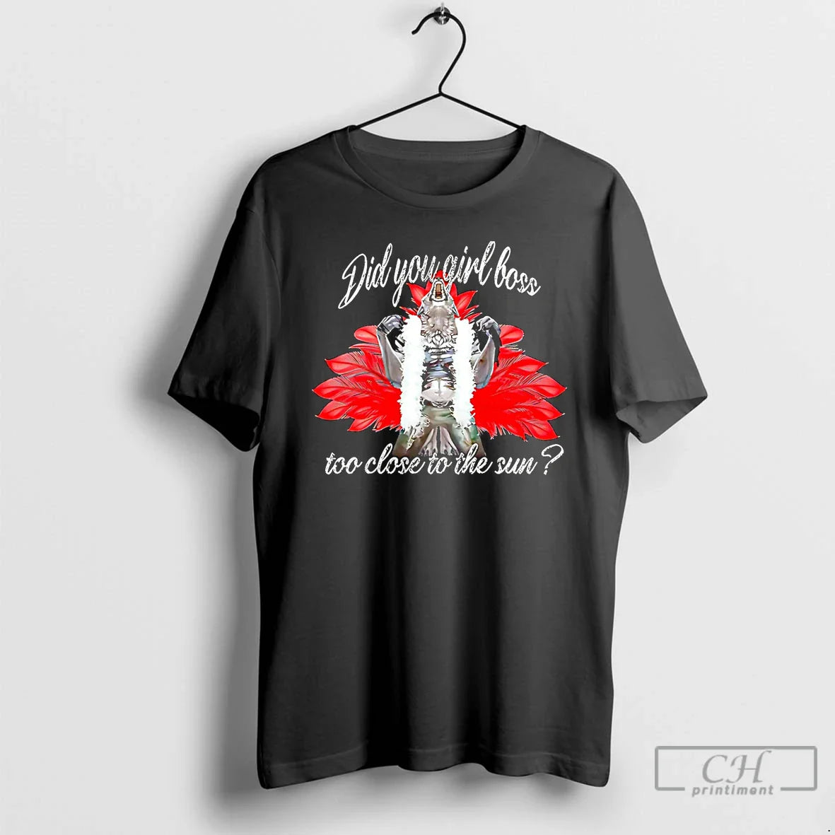 Premium Wolf Did You Boss Too Close To Sun T Shirts TShirt Vintage Art