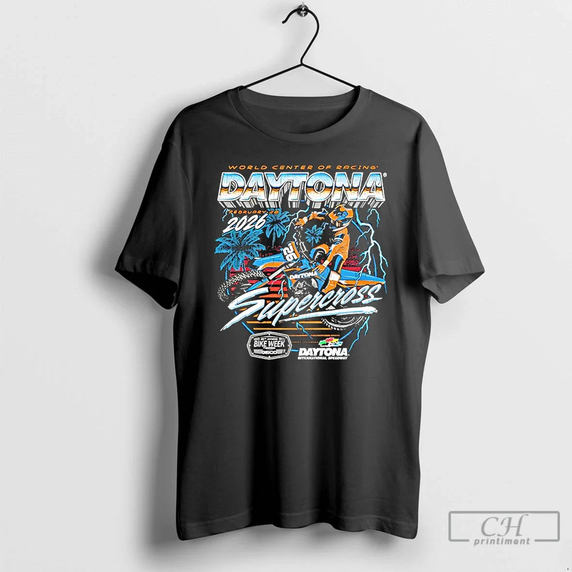 World Center Racing 2026 Daytona Supercross Event Tee Elegant Gift