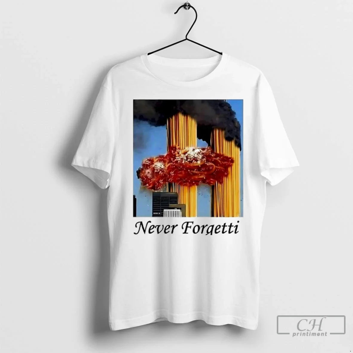 Premium World Trade Center September 11Th 2001 Never Forgetti Parody