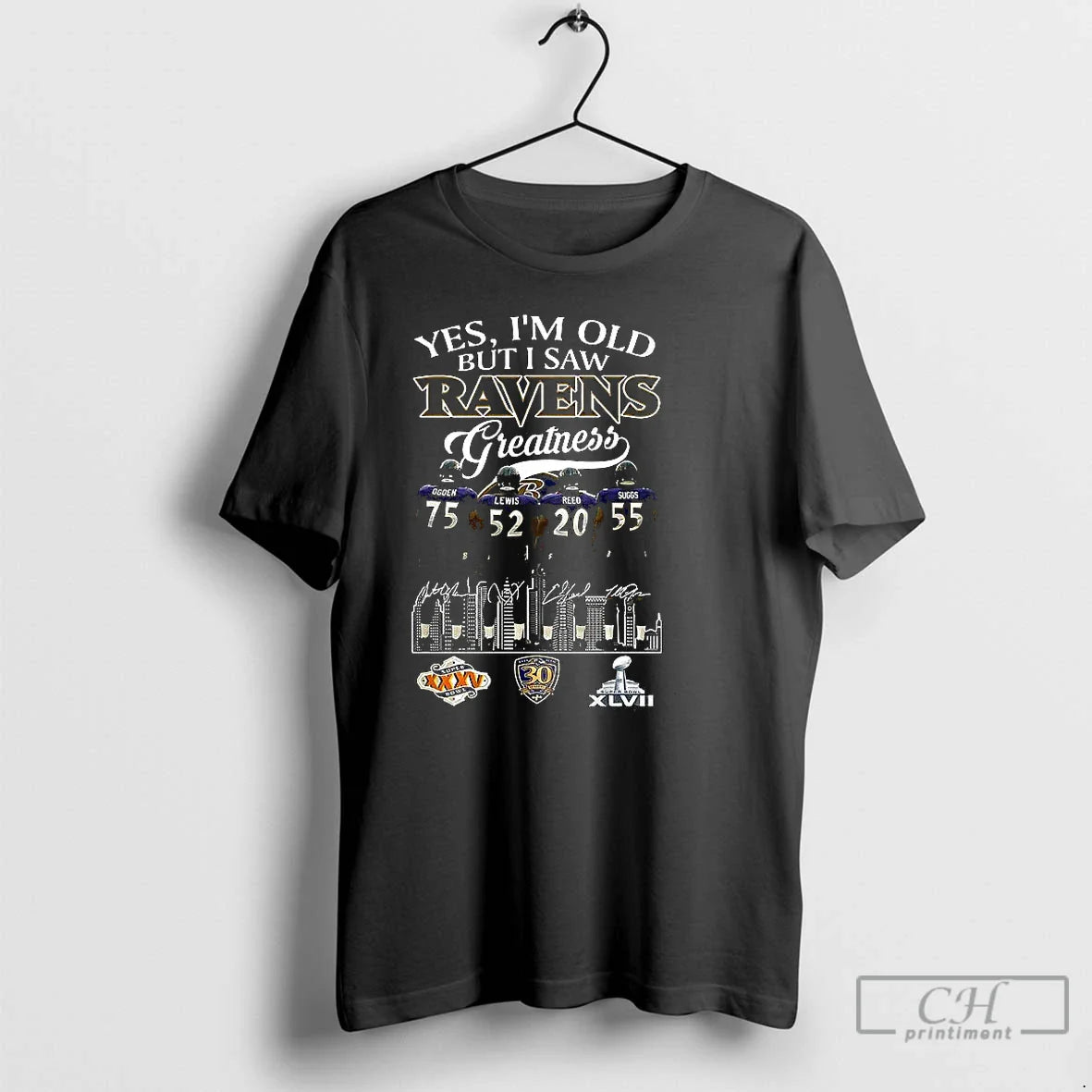 Premium Yes Im Old But I Saw Baltimore Ravens Greatness Logo Super
