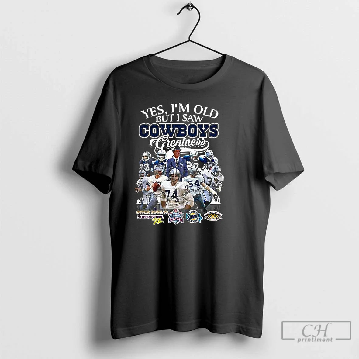 Premium Yes Im Old But I Saw Cowboys Legend Greatness Signature