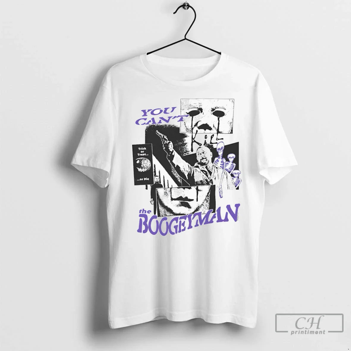 Premium You Cant Kill Boogeyman Trick Or Treat Or Die Shirt Classic