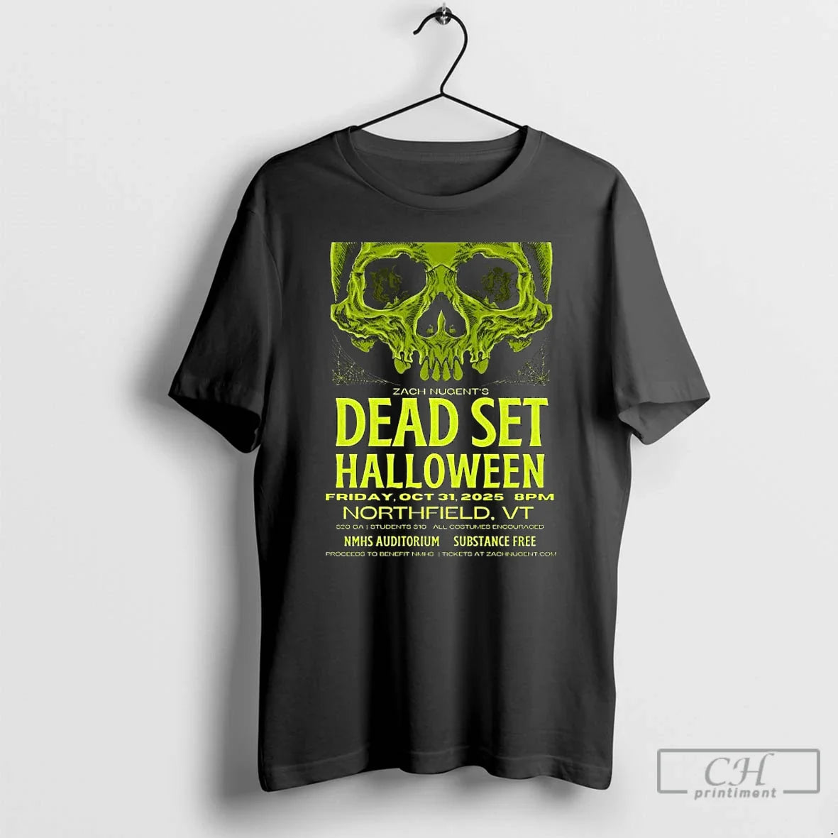 Premium Zach Nugents Dead Set Halloween Show Northfield Vt Oct 31