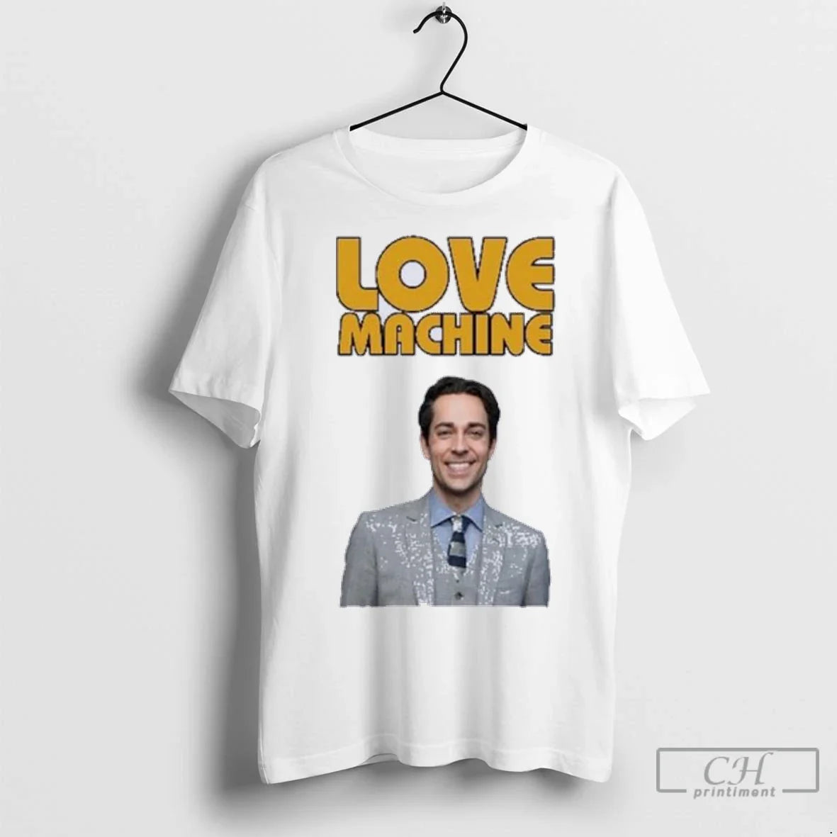 Premium Zachary Levi Love Machine Raglan Shirt Designer Fashion