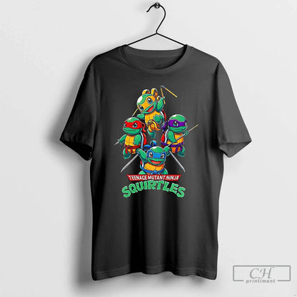 Premium Zenigame Teenage Mutant Ninja Squirtles T Shirts TShirt