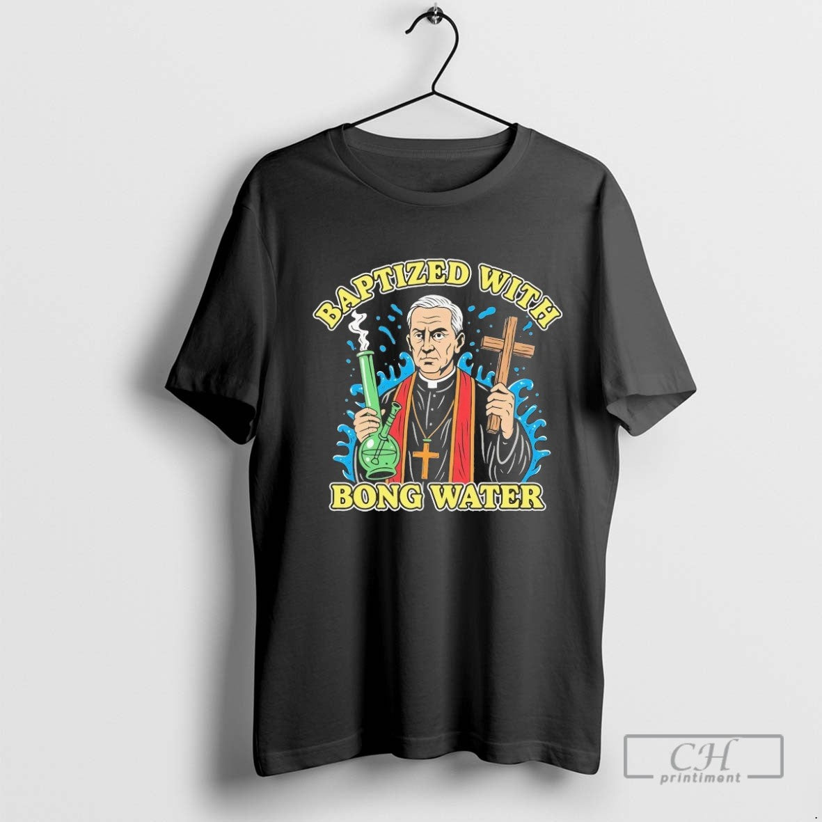 Priest Stoners Baptized Bong Water Hoodie Authentic Outfit