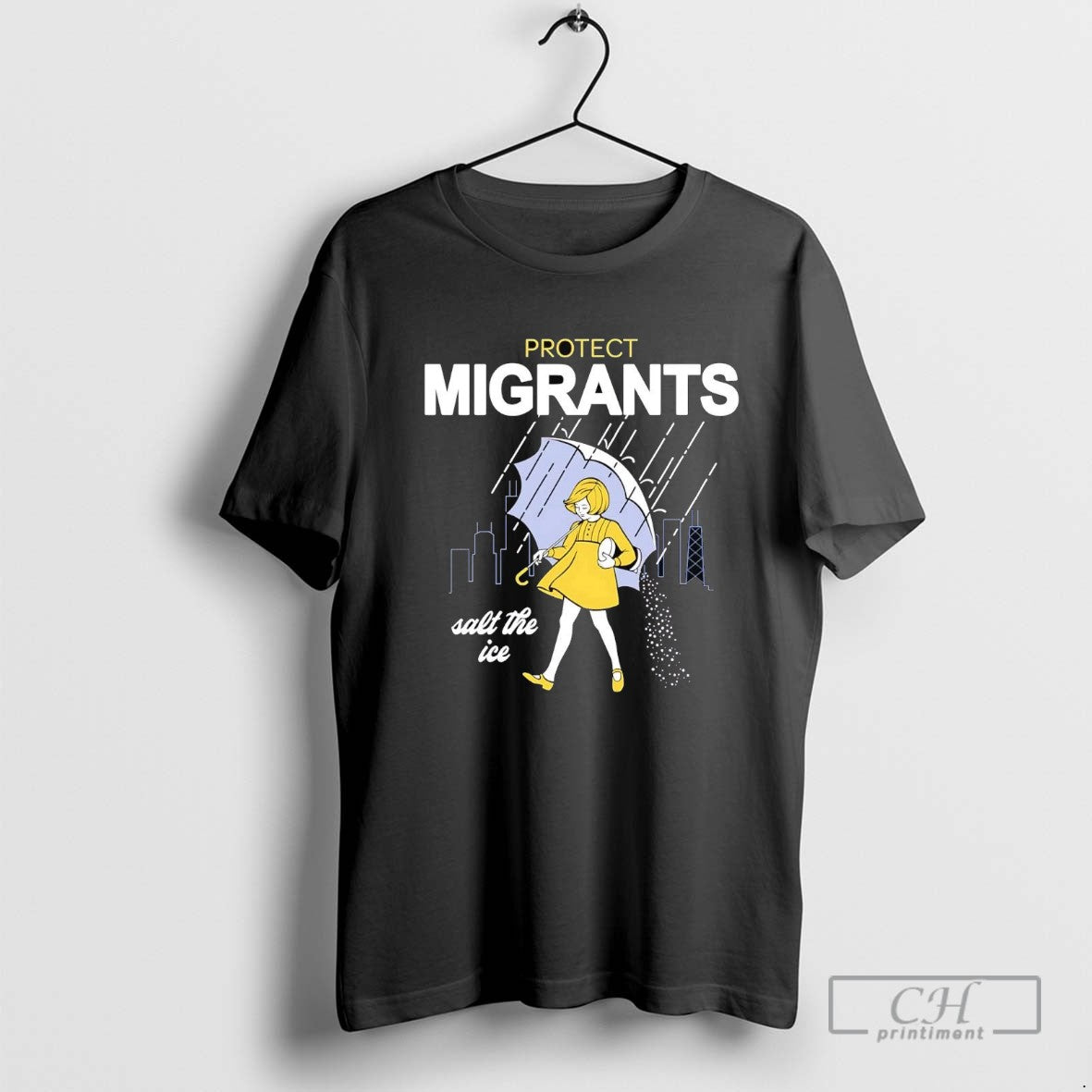 Protect Migrants Salt Ice Morton Salt Parody Tee Unique Style