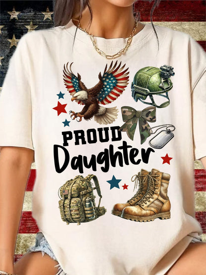 Proud Family matching Military T-shirts