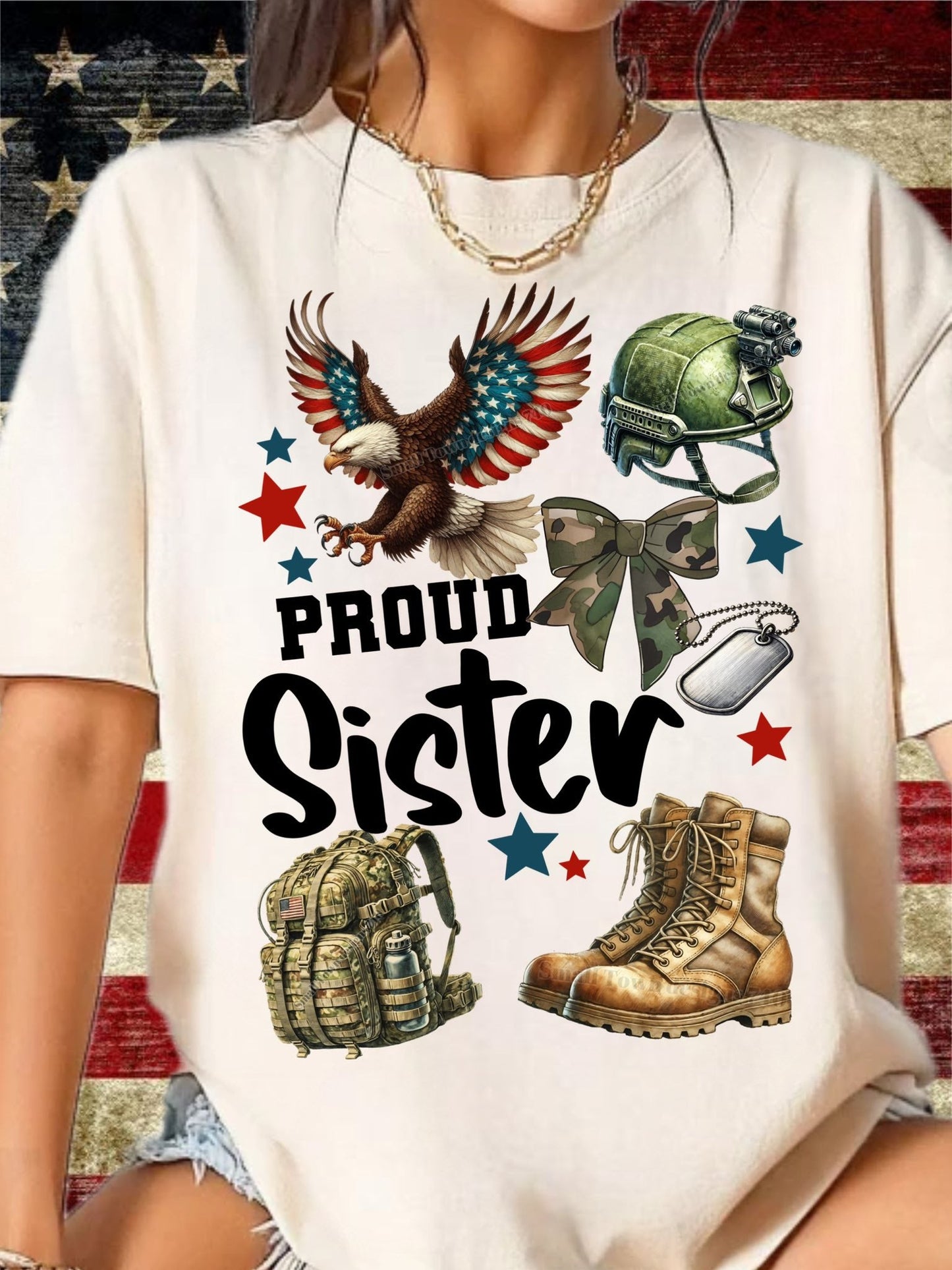Proud Family matching Military T-shirts