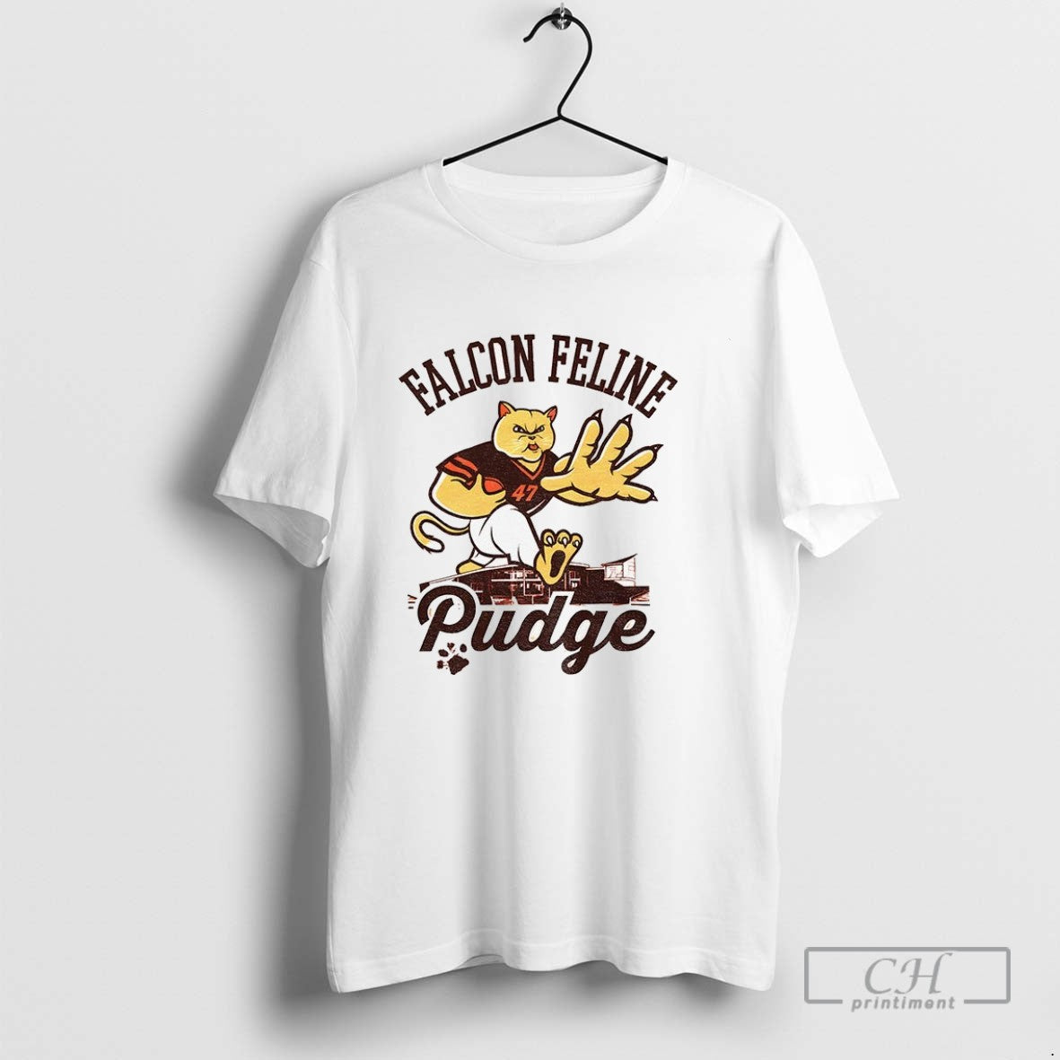 Pudge Cat Falcon Feline Pudge Shirt Unique Collection