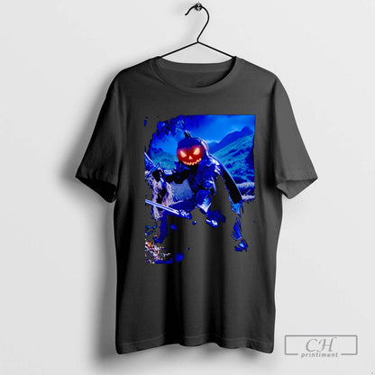 Pumpkin Knight Halloween Long Sleeve Trendy Fashion