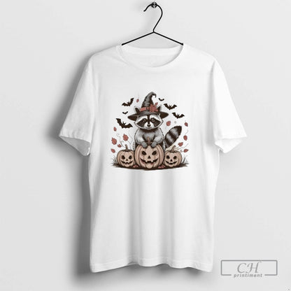 Raccoon Halloween Ladies Hoodie Exclusive Apparel