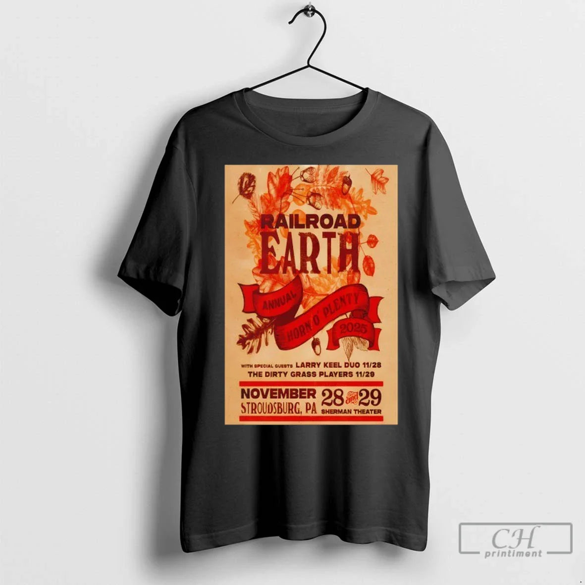 Railroad Earth Stroudsburg Pa 11 28 11 29 2025 T Shirts Tank Top