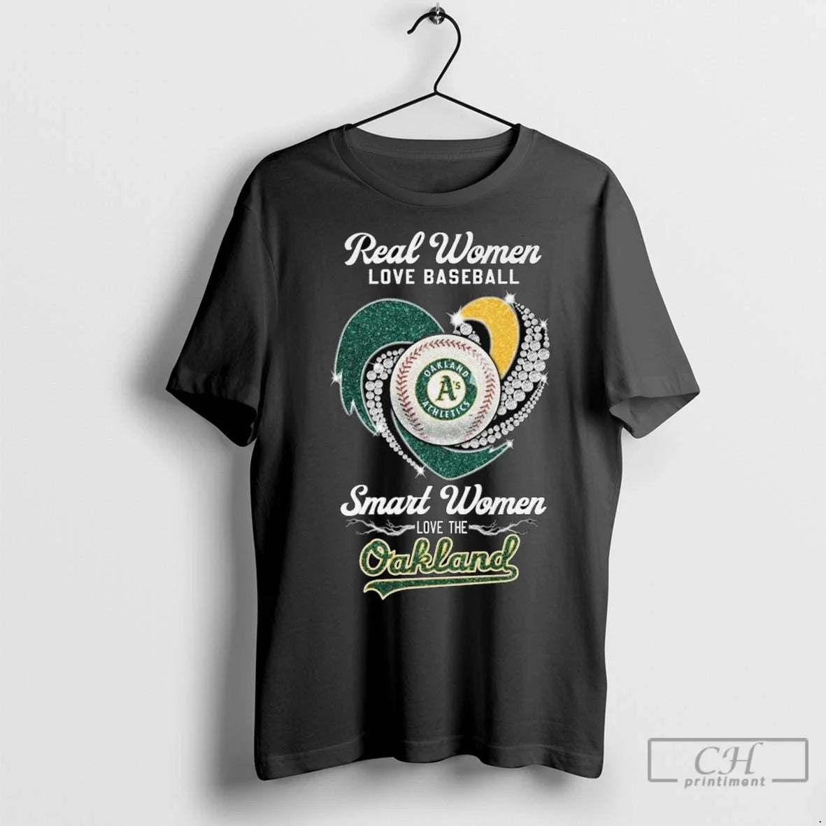 Real Love Baseball Smart Love Oakland Athletics Diamond Heart 2025