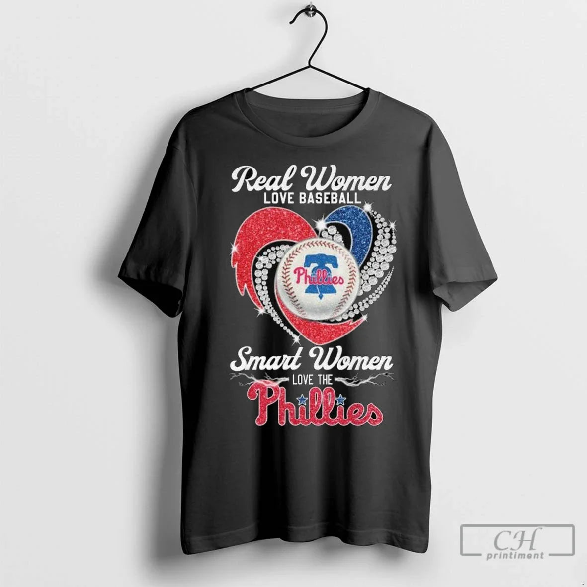 Real Love Baseball Smart Love Philadelphia Phillies Diamond Heart