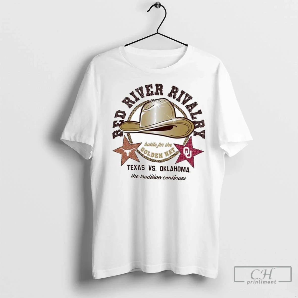 Red River Rivalry 2025 Texas Vs Oklahoma Tradition Continues T Shirts