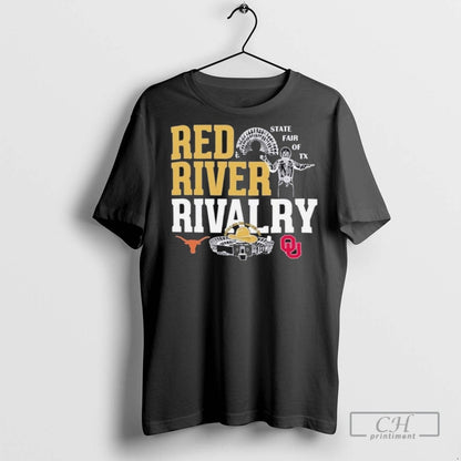 Red River Rivalry Longhorns Vs Sooners 2025 T Shirts Tee Classic