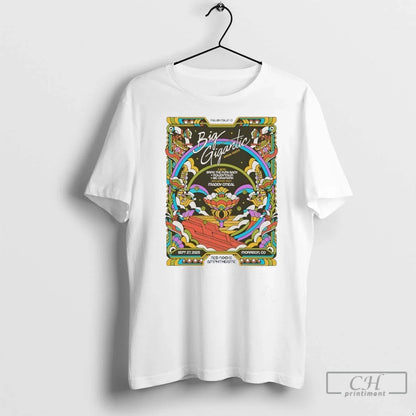 Red Rocks 2025 Big Gigantic T Shirts Tee Authentic Outfit