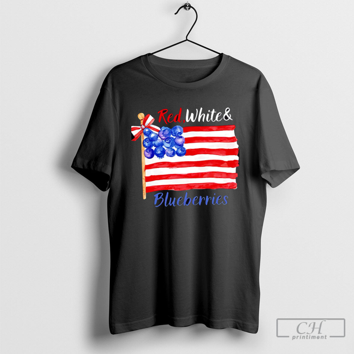 Red White And Blueberries Charlie Kirk Inspired Usa Sweatshirt Modern