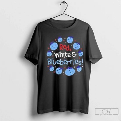 Red White And Blueberries Shirt Exclusive Fashion