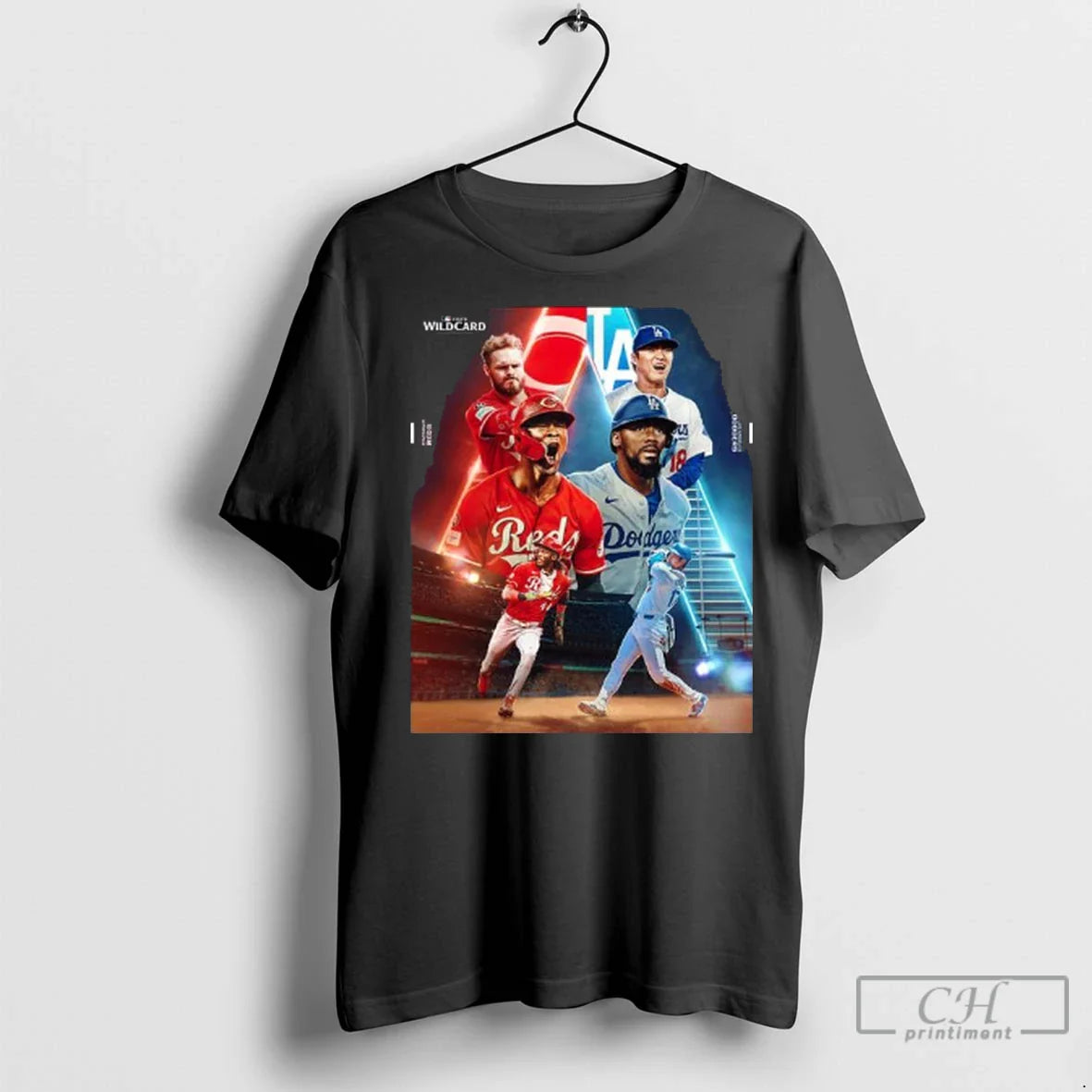 Reds Vs Dodgers 2025 Wild Card Game TShirt Vintage Gift