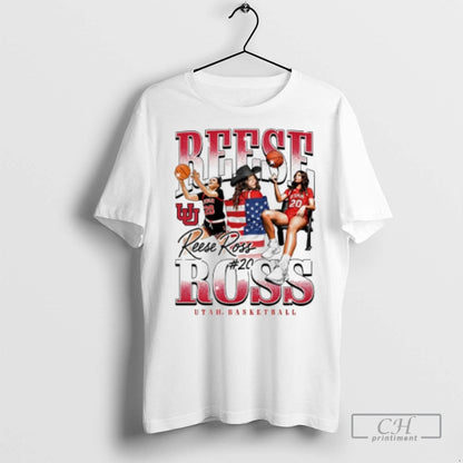 Reese Ross Utah Utes T Shirts Tee Modern Look