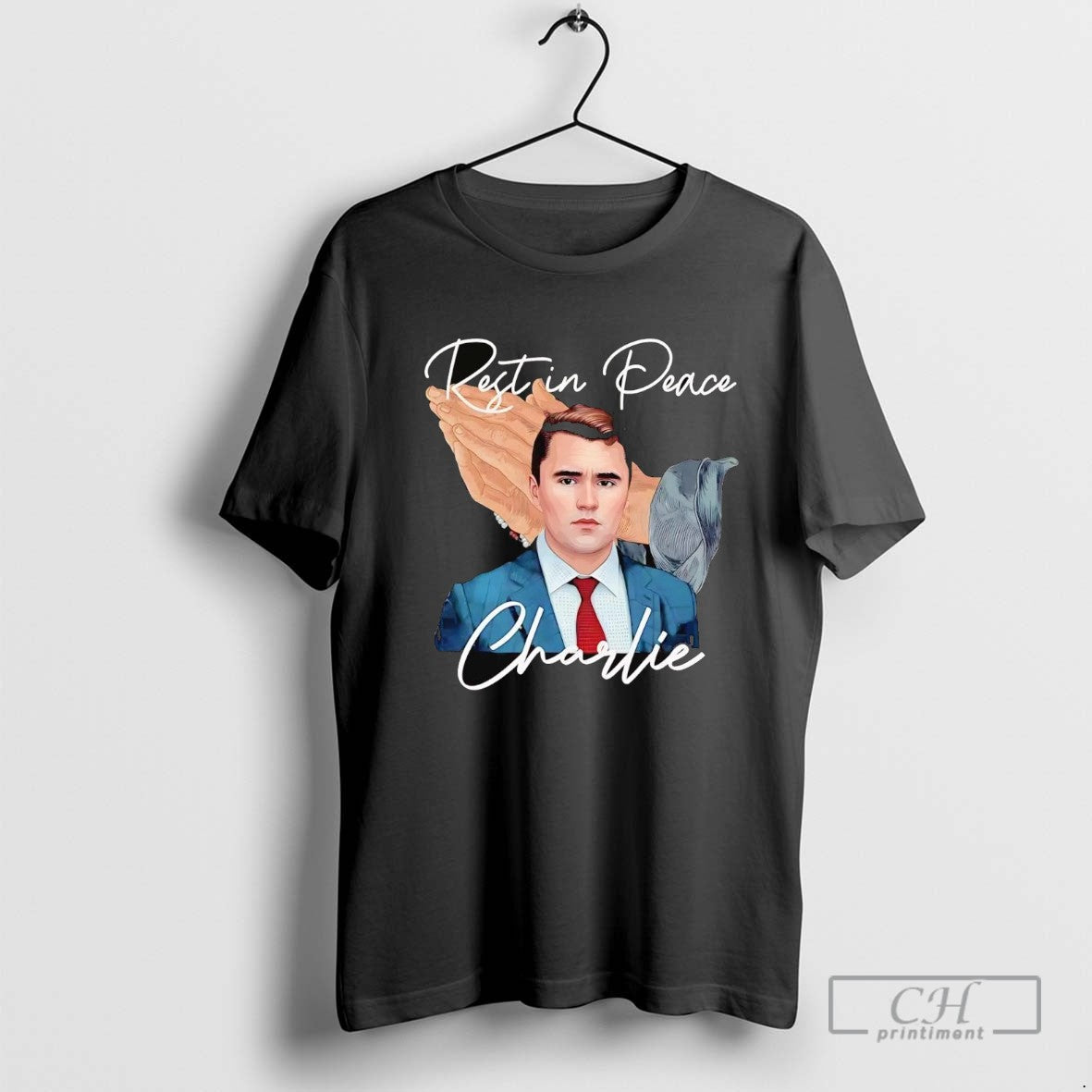 Rest Peace Charlie Kirk Prayer TShirt Elegant Outfit