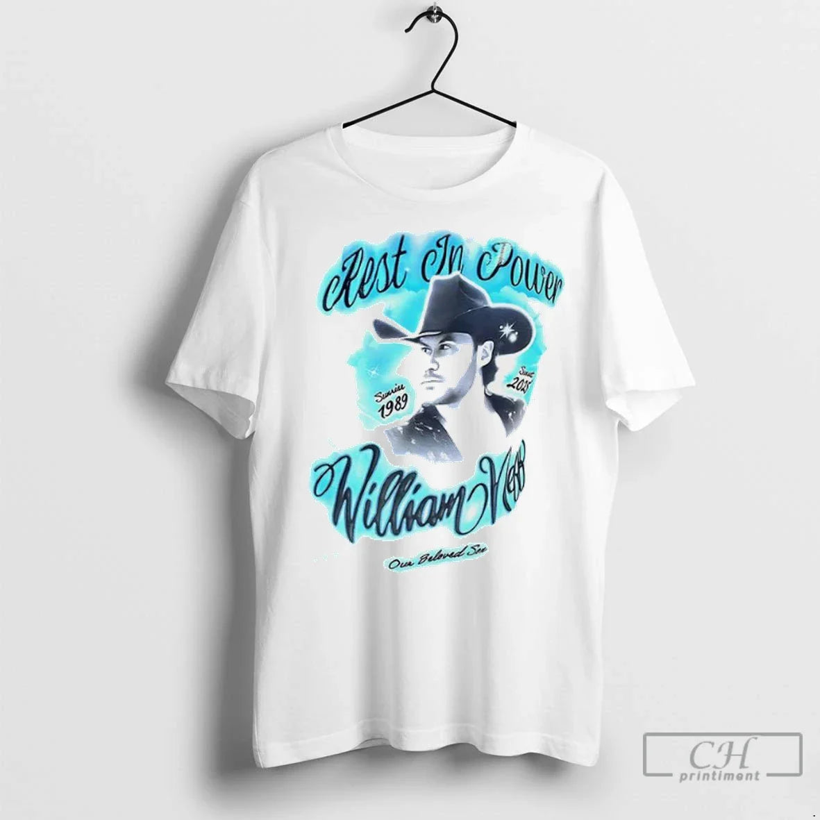 Rest Power William Neff 2025 T Shirts Tee Retro Design
